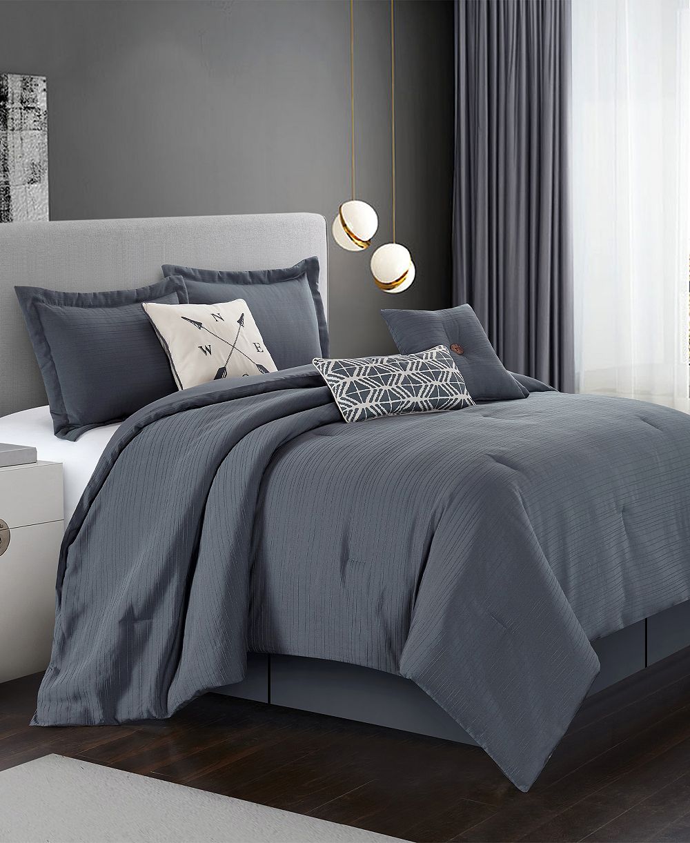 Stratford Park Arven Textured комплект из 7 предметов Comforter, King