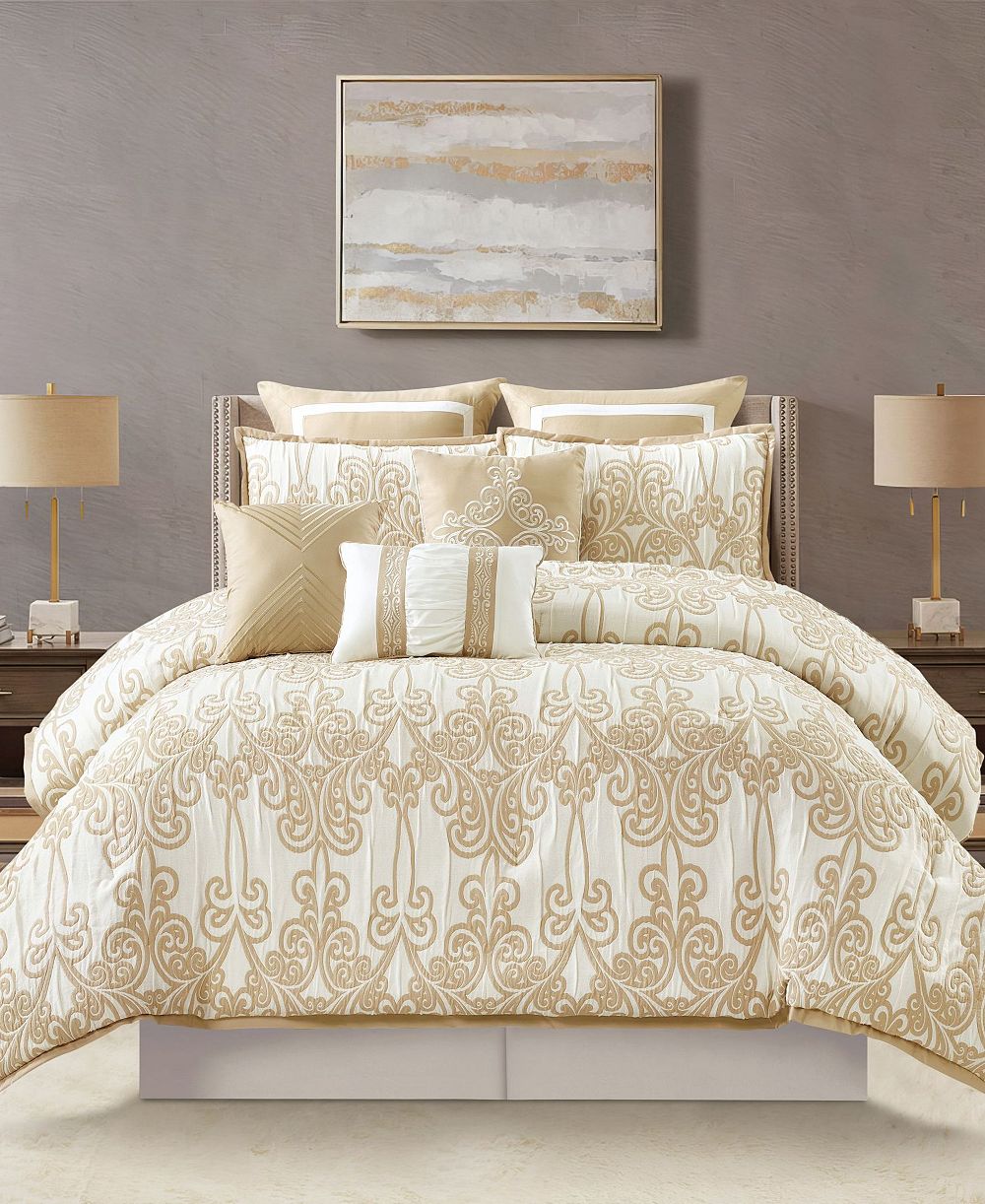 Stratford Park Dilona Scroll 9-Pc. Comforter Set, King