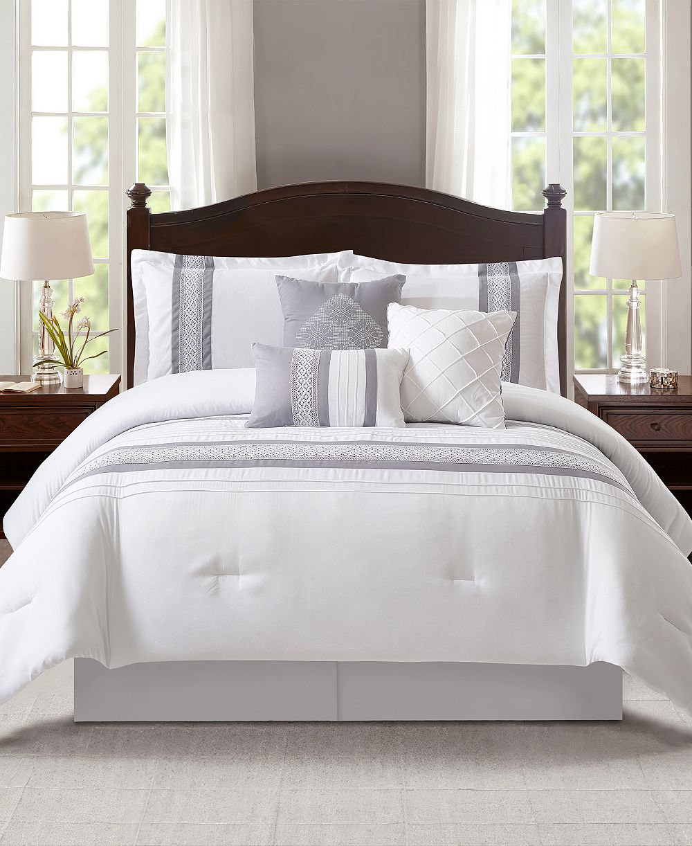 Stratford Park Комплект постельного белья Comforter Set Durango Stripes, Queen, 7-Pc.