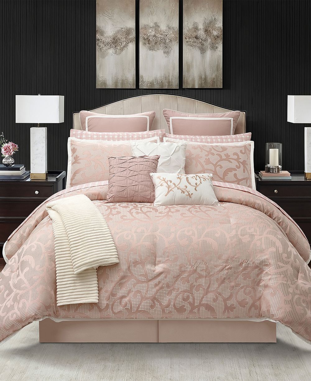 Комплект покрывала Stratford Park Johnella Paisley 14-Pc. Queen