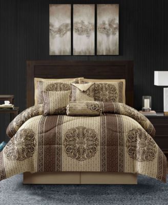Stratford Park Myhand Medallion 7-Pc. Comforter Set, California King