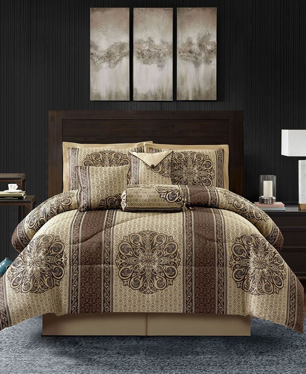 Комплект из 7 предметов Stratford Park Myhand Medallion Comforter, King