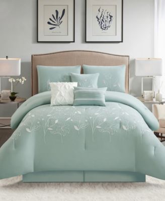 Stratford Park Safina Floral 7-Pc. Comforter Set, California King