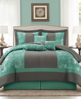 Stratford Park Sibyl Jacquard 7-Pc. Comforter Set, King