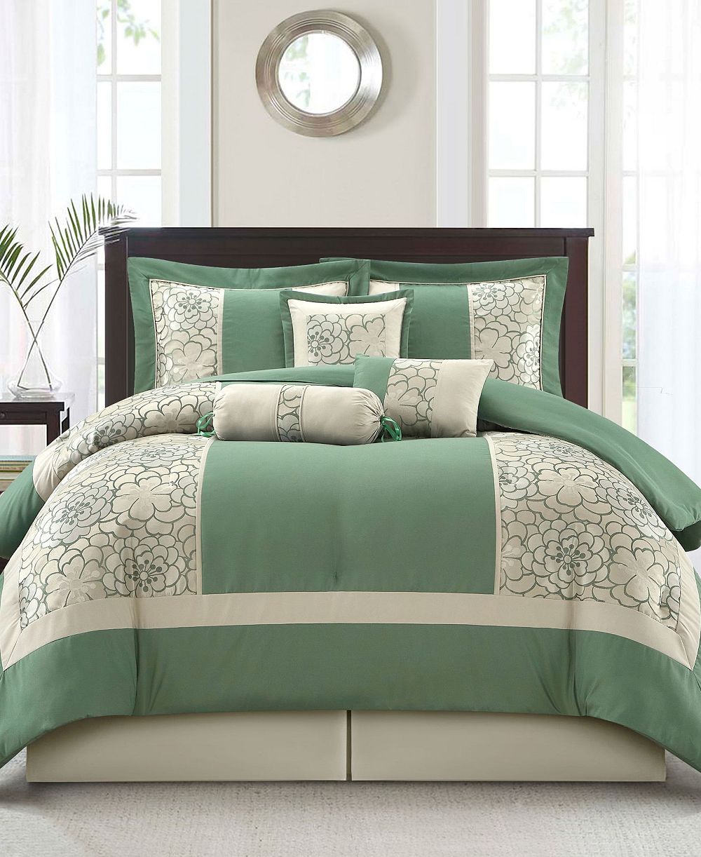 Stratford Park Sibyl Jacquard 7-Pc. Comforter Set, Queen