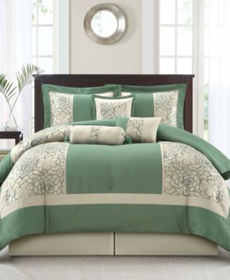 Stratford Park Sibyl Jacquard 7-Pc. Comforter Set, Queen