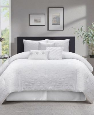 Stratford Park Slavia Leaves 7-Pc. Comforter Set, California King