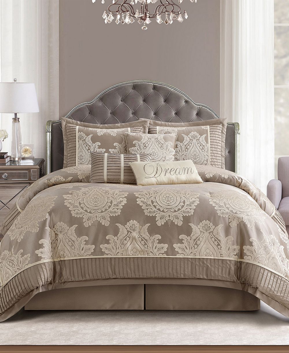 Комплект из 7 предметов Stratford Park Therese Damask, King