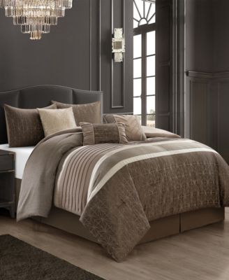 Stratford Park Trinity Geometric 7-Pc. Comforter Set, King