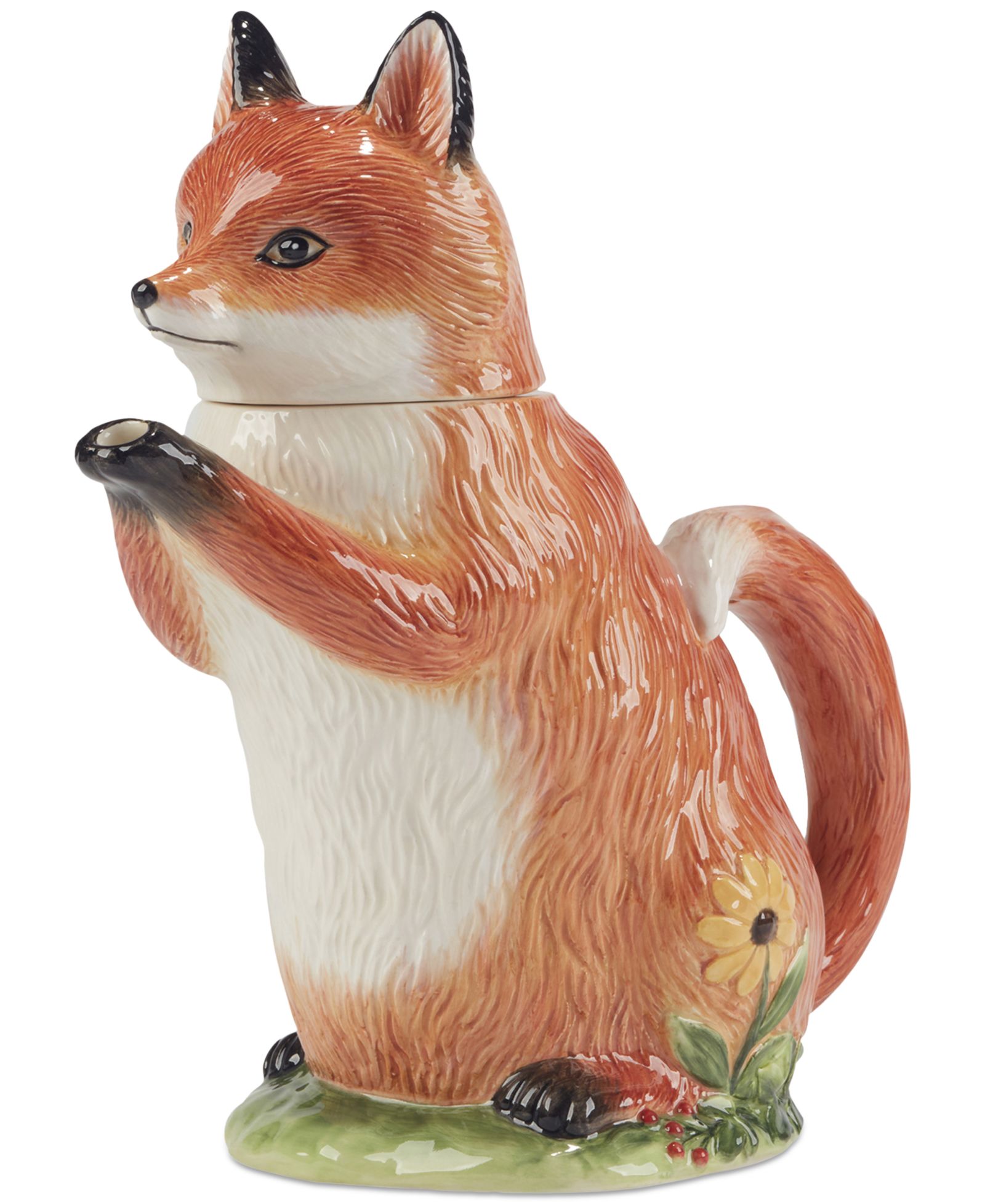 Чайник Certified International Woodland Critters 3-D Fox