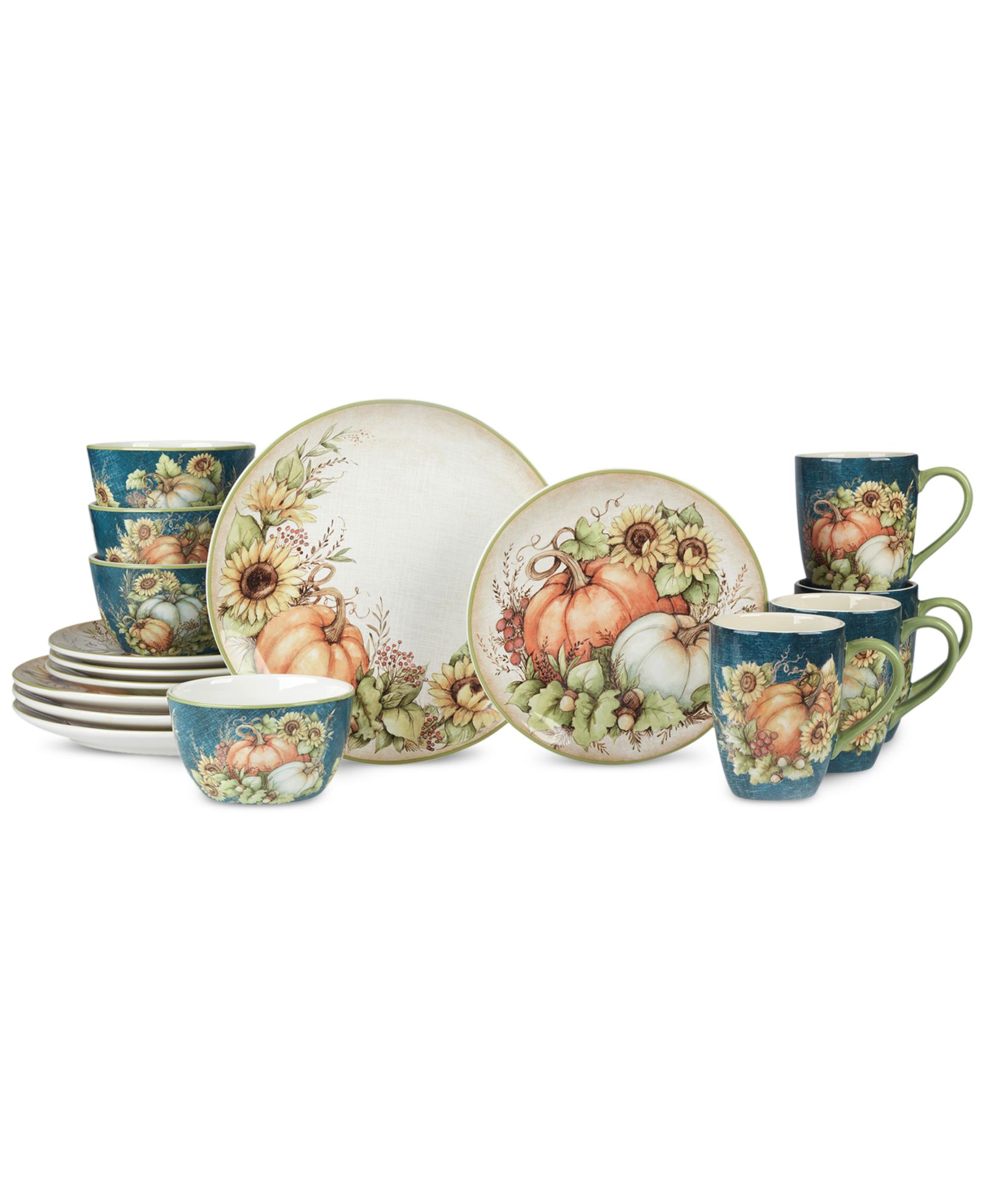 Certified International набор посуды Autumn Breeze 16 Pc. Dinnerware Set