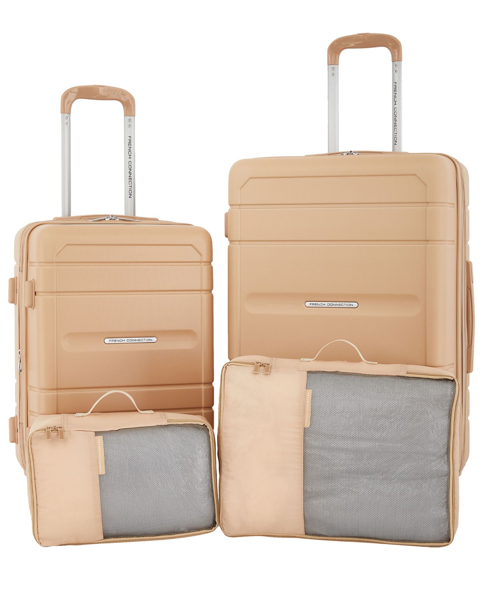 Комплект чемоданов French Connection Saint Martin 4 в 1 с держателем CUP/USB/USB-C/PHONE