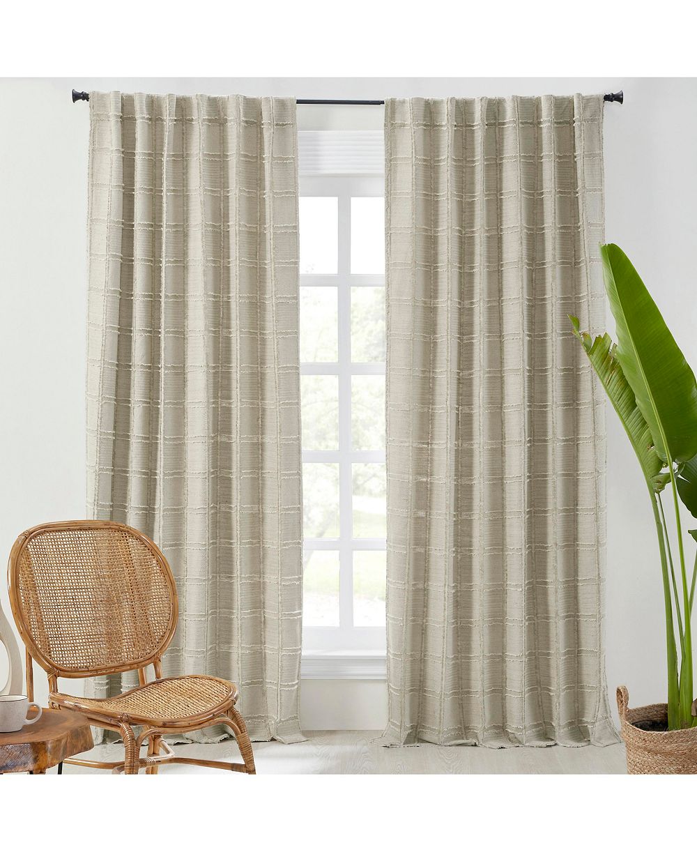 Chambers Linen Curtain Panel - Lined with Rod Pocket and Hidden Back Tabs