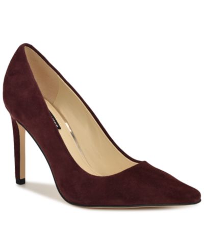 Dark Red Suede