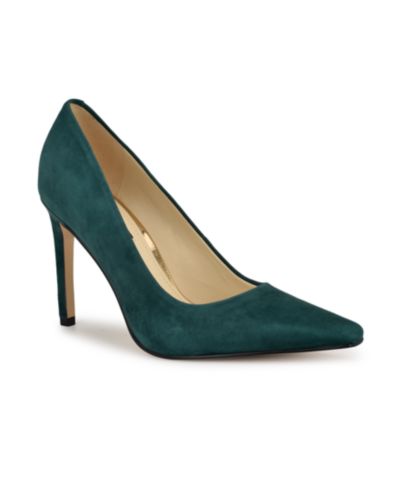 Dark Green Suede
