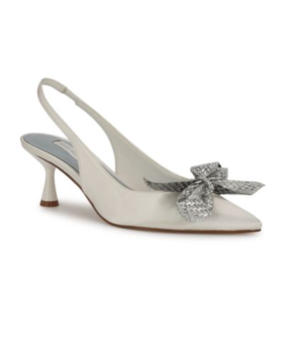 Женские свадебные туфли Nine West Rills Pointy Toe Slingback