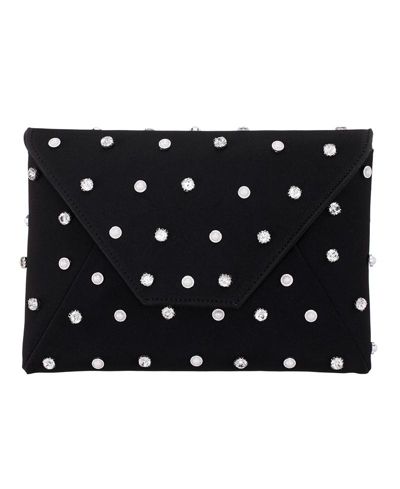 Nina Клатч-конверт с имитацией жемчуга и кристаллов Square Envelope Clutch