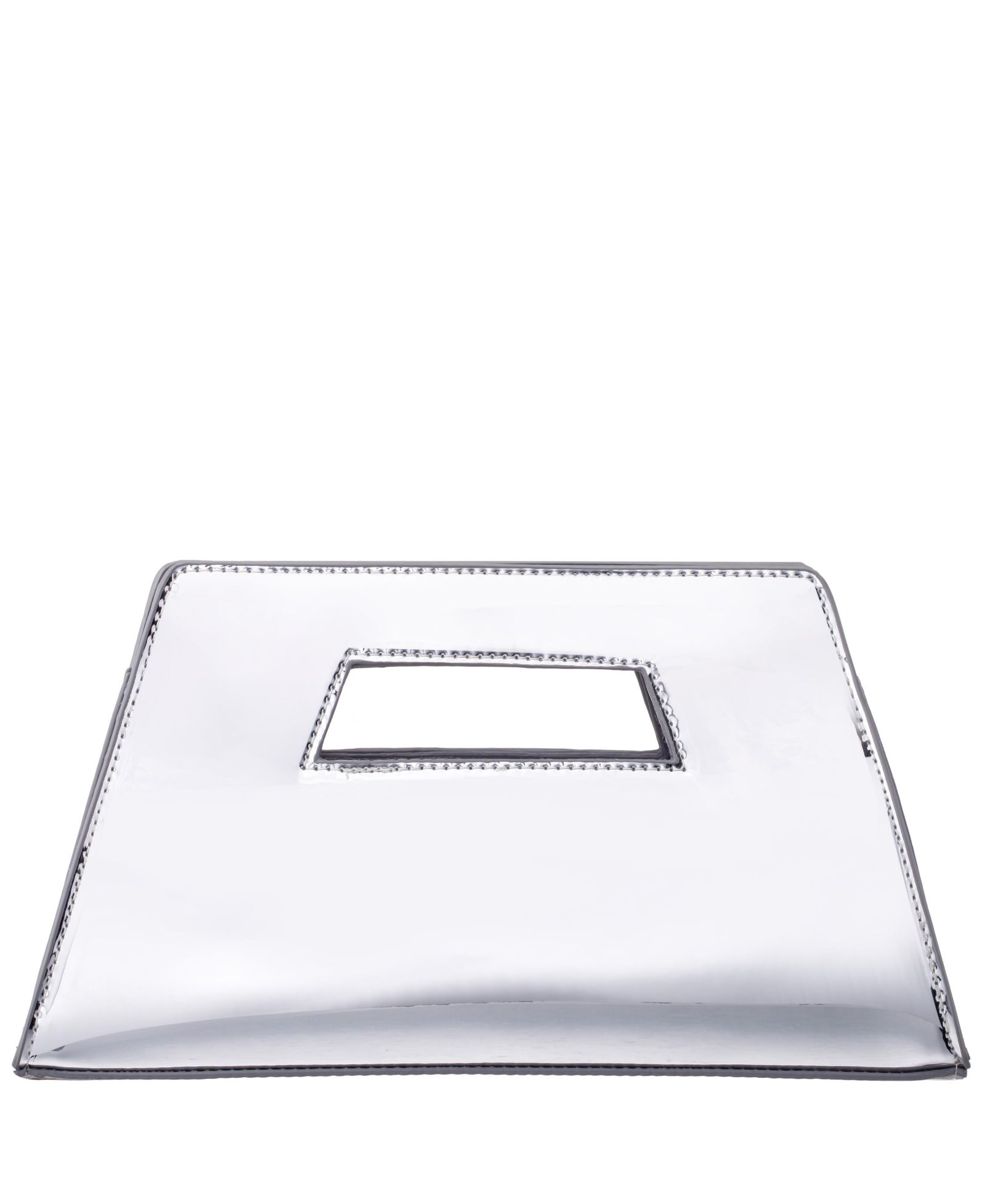 Nina Cut Out Handle Trapezoid Clutch