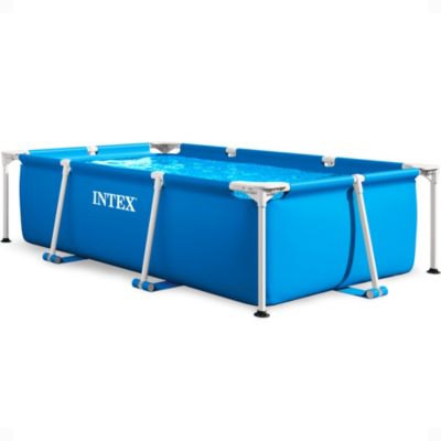 Intex 7.2' x 23" Rectangular Frame Above Ground Outdoor Splash Swimming Pool