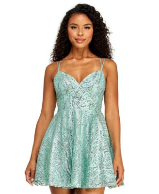 Детское кружевное платье B Darlin Juniors' Sweetheart Double-Strap