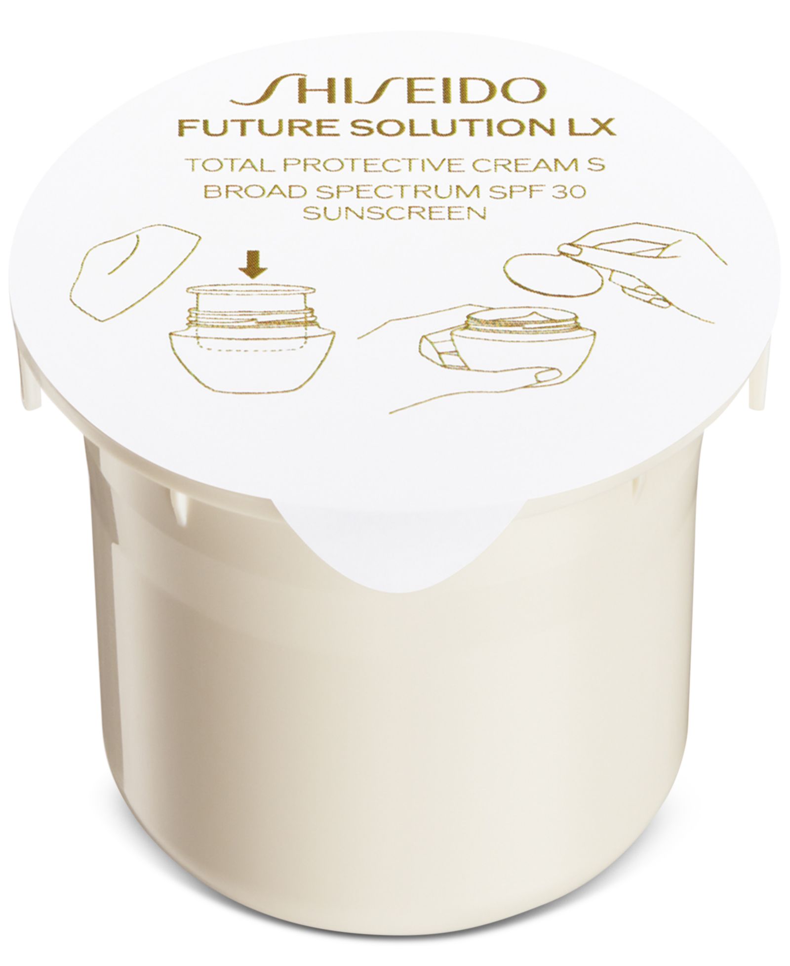 Shiseido Future Solution LX Total Protective Cream SPF 30 Refill, 1.8 oz.