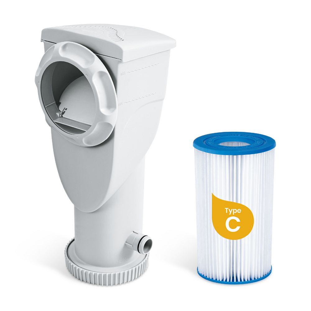 Funsicle 1500 Gallon SkimmerPlus 2-in-1 Filter Pump System for Above Ground Pool