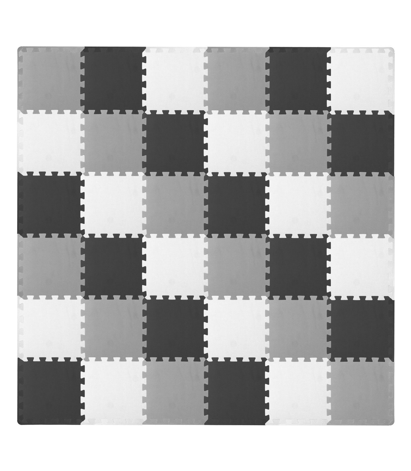 ProsourceFit Детский напольный коврик для игр, 3/8-in, 36 Sq Ft - 36 Tiles