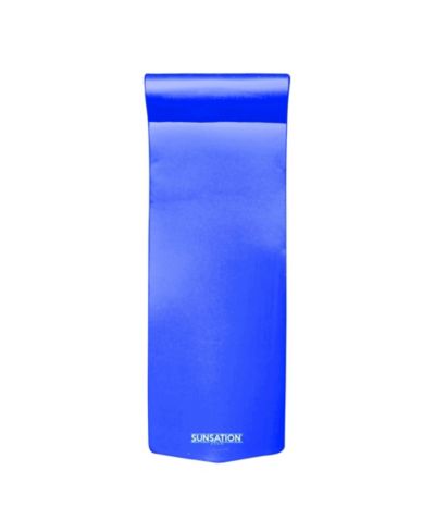 TRC Recreation Sunsation 1.75" Thick Foam Lounger Raft Pool Float, Indigo Blue