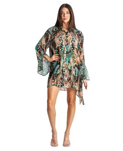 La Moda Clothing Женская рубашка на пуговицах