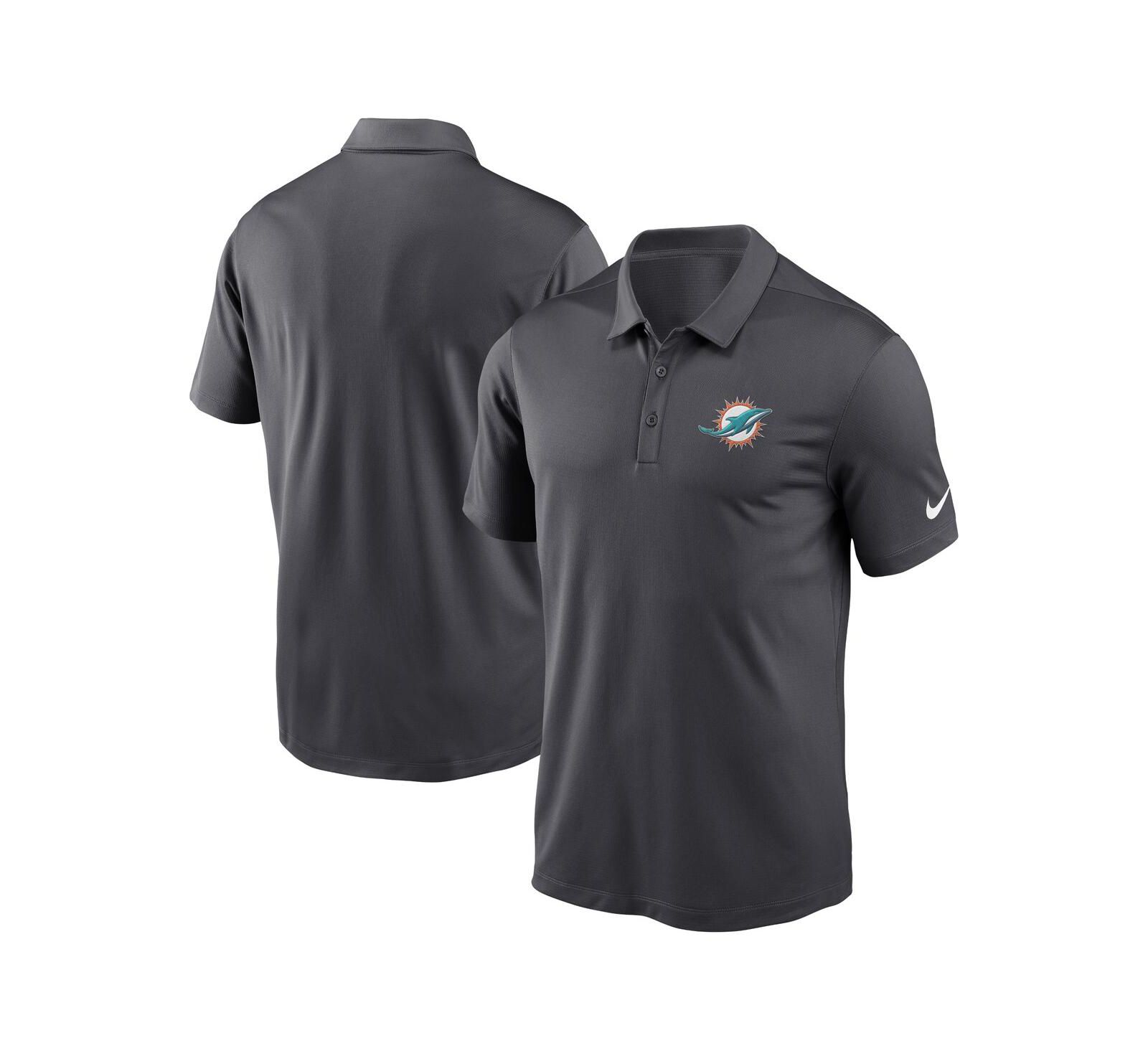 Мужское поло Nike Miami Dolphins Franchise Performance антрацит