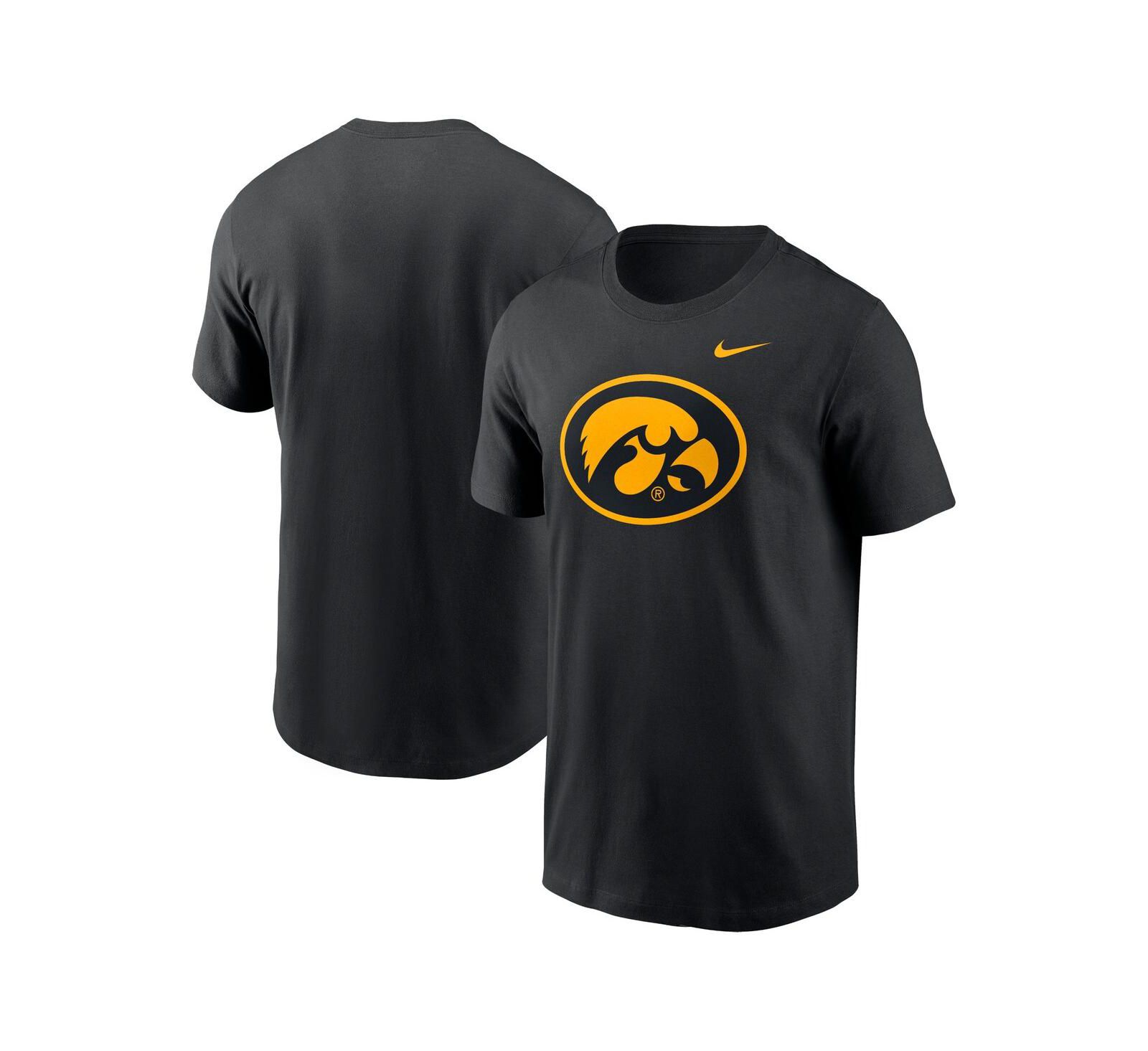 Nike Men's Black Iowa Hawkeyes Primetime Evergreen Alternate Logo T-Shirt