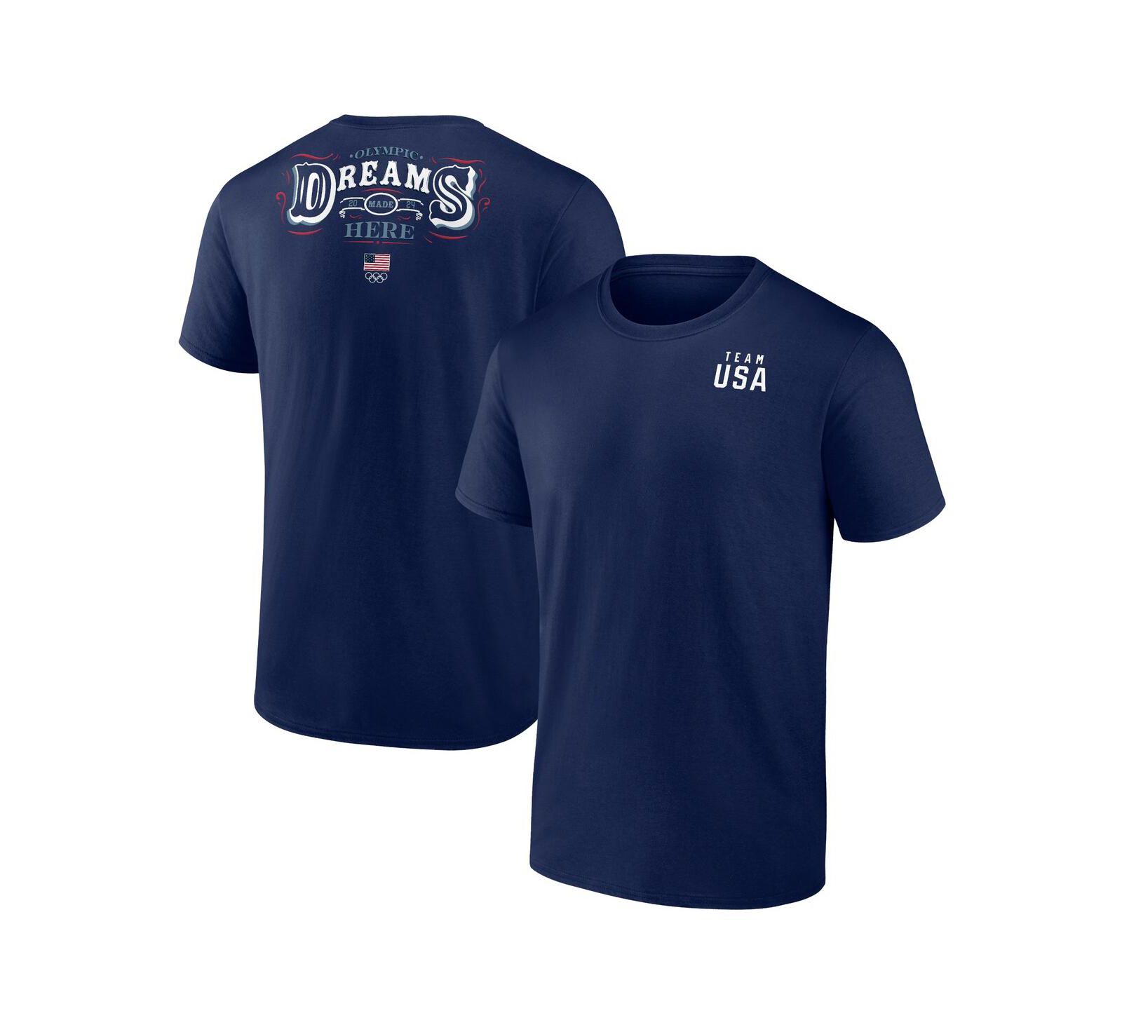 Fanatics мужская футболка Team USA Dreams Are Made Here, темно-синяя