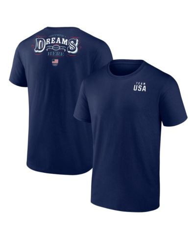 Fanatics мужская футболка Team USA Dreams Are Made Here, темно-синяя