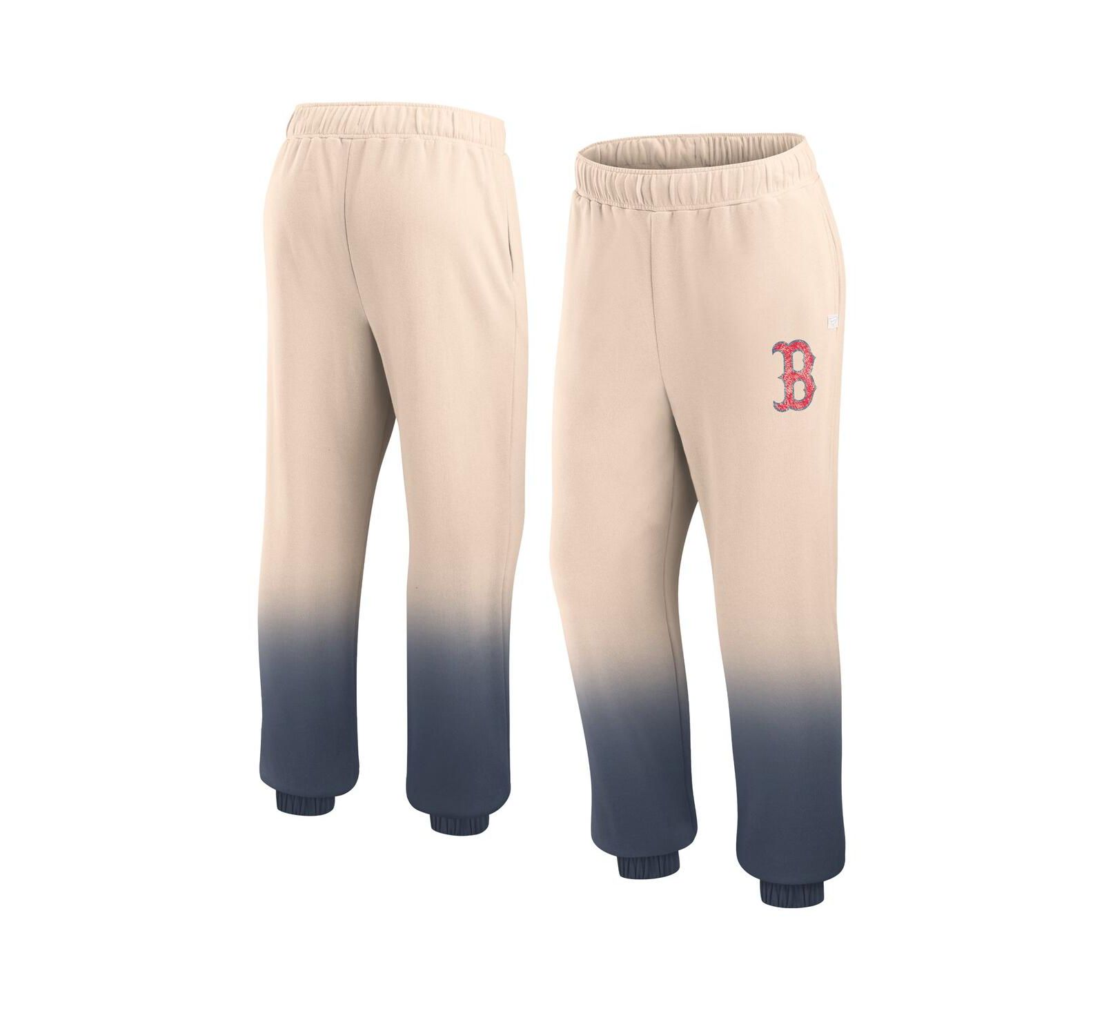 Женские брюки для отдыха Fanatics Tan/Navy Boston Red Sox Luxe Ombre