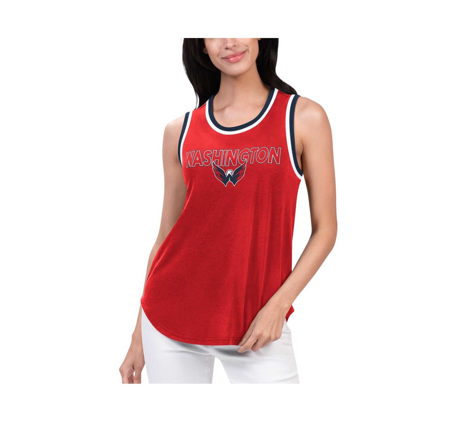 Женский топ G-III 4Her by Carl Banks Red Washington Capitals Strategy