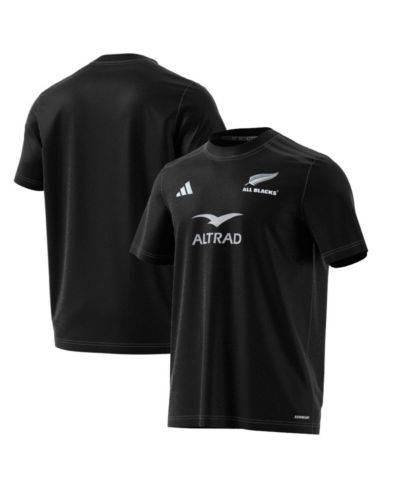 Мужская футболка adidas Black New Zealand Rugby 2024/25 AEROREADY