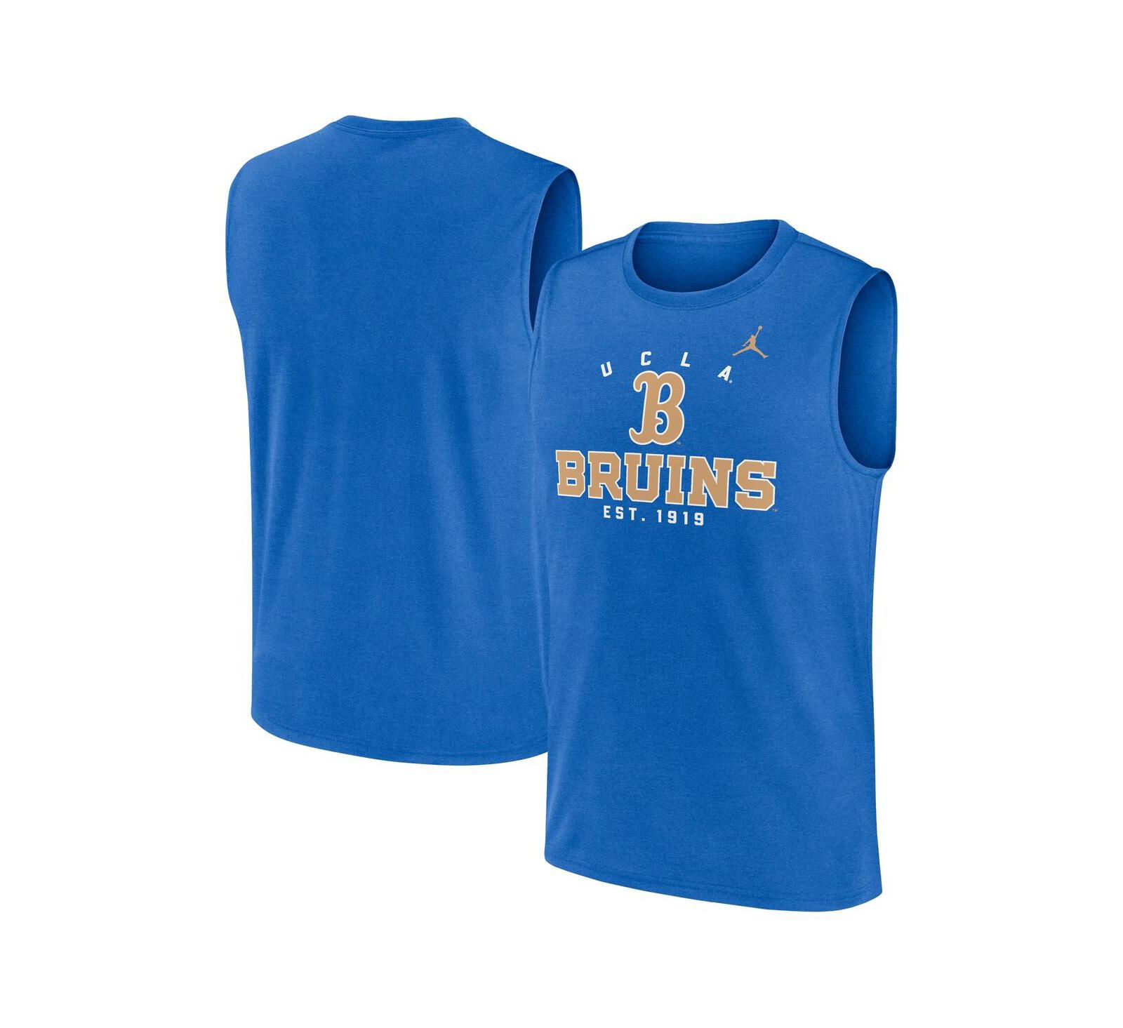 Jordan Men's Blue UCLA Bruins Primetime Legend Lock Up Performance Muscle Tank Top