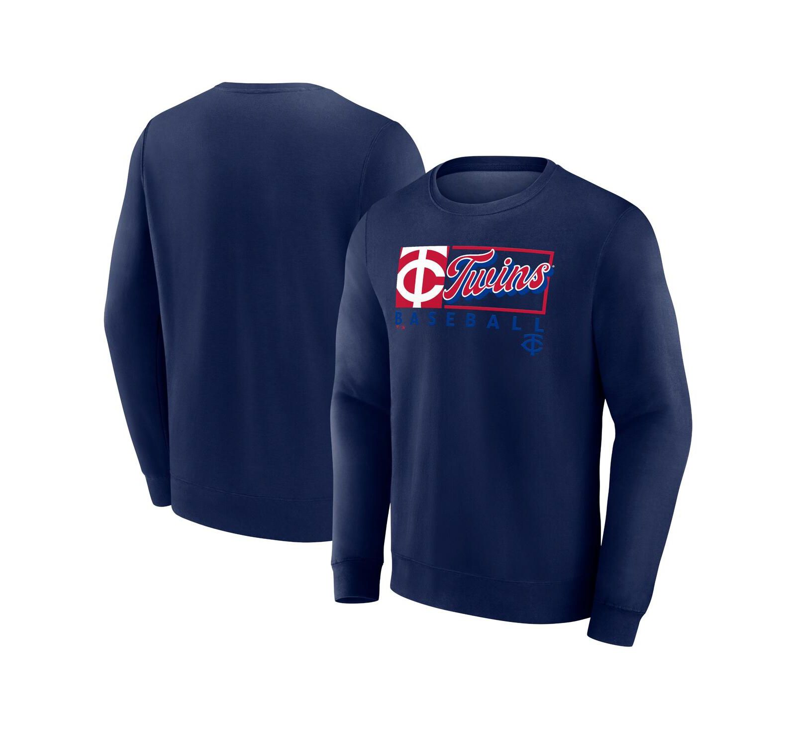 Мужское флисовое худи Fanatics Navy Minnesota Twins Focus