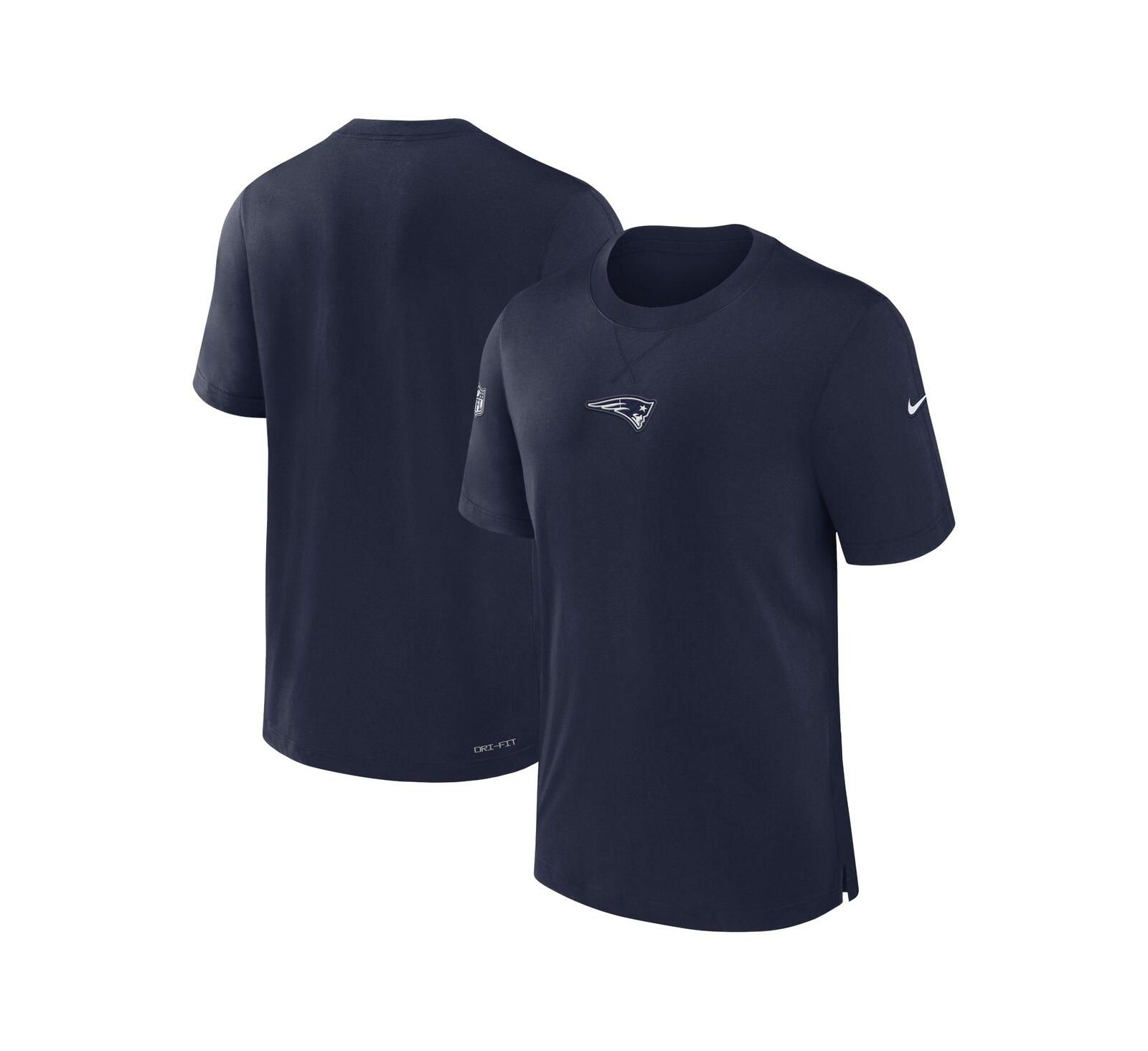 Мужская футболка Nike Navy New England Patriots 2023 Sideline Performance