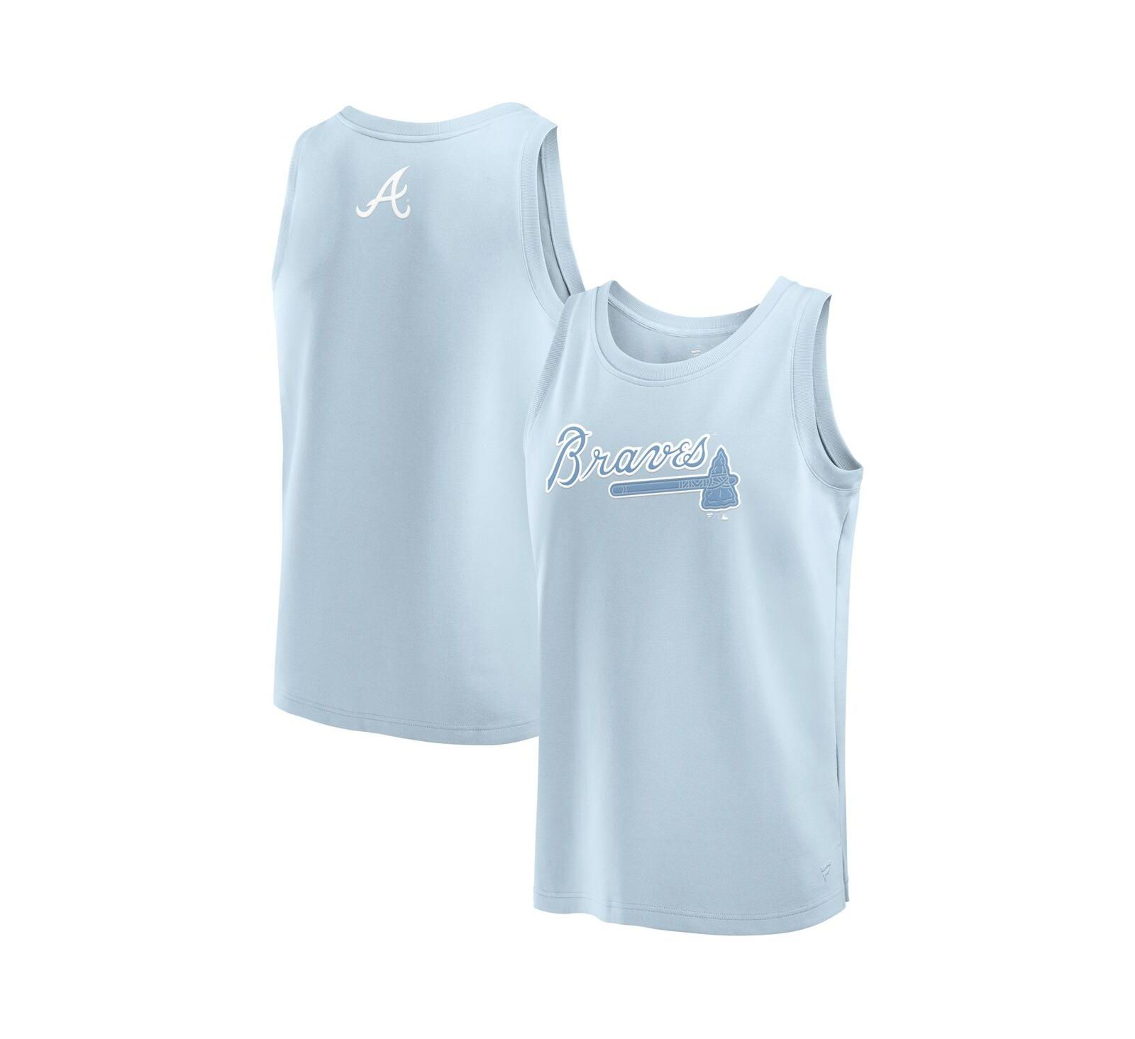 Мужской майка-топ Fanatics Light Blue Atlanta Braves Elements