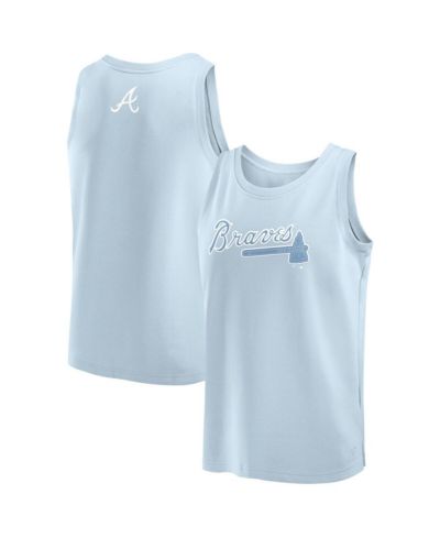 Мужской майка-топ Fanatics Light Blue Atlanta Braves Elements