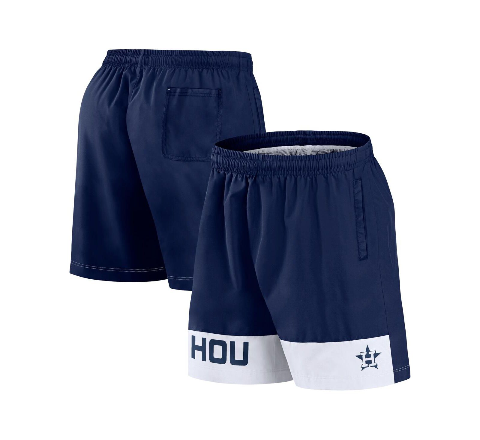 Fanatics Men's Navy Houston Astros Elements Swim Shorts