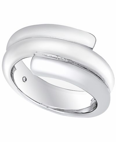And Now This кольцо-спираль из латуни с напылением серебра или 18k Gold