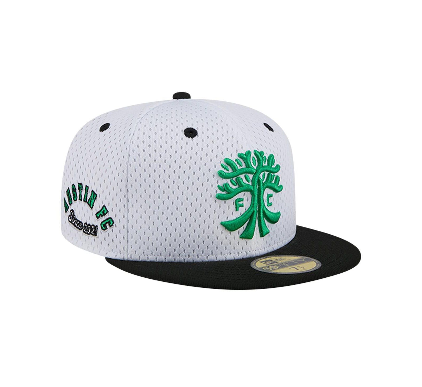 New Era Мужская сетчатая кепка New Era Austin FC Throwback Mesh 59FIFTY Gray