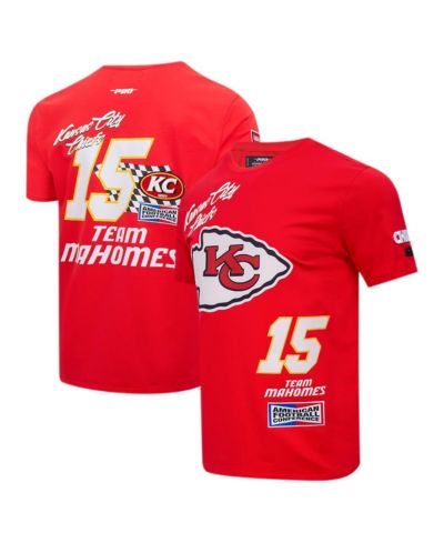 Мужская футболка Pro Standard Patrick Mahomes Red Kansas City Chiefs с именем и номером