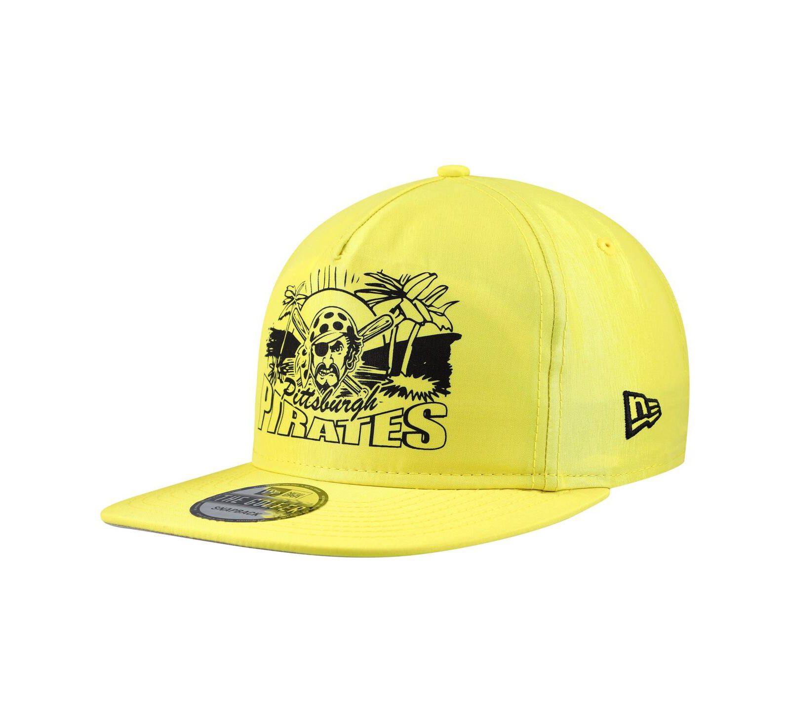 Кепка New Era Men's Yellow Pittsburgh Pirates Neon Golfer Snapback