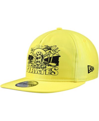 Кепка New Era Men's Yellow Pittsburgh Pirates Neon Golfer Snapback