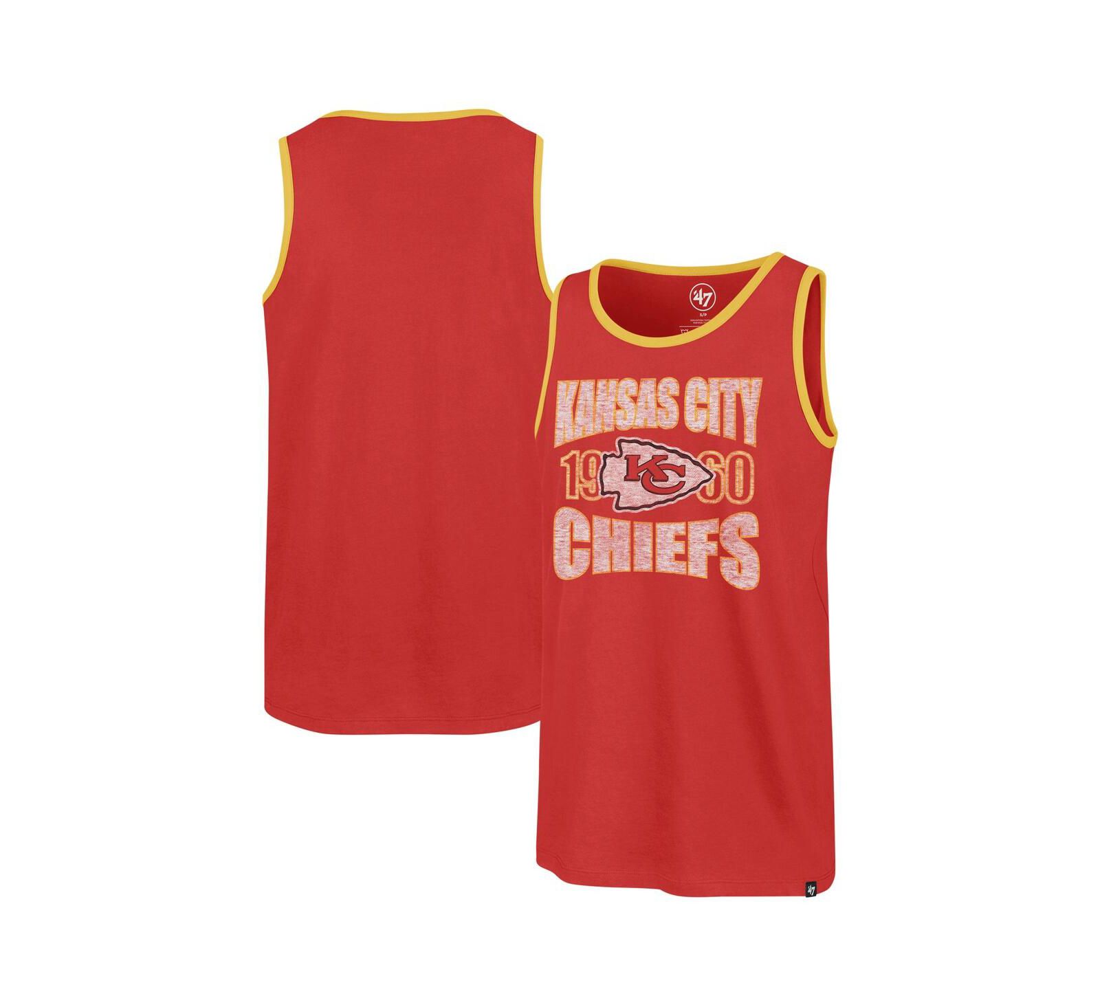 Мужской топ '47 Brand Red Kansas City Chiefs Upload Franklin