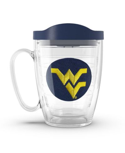 Кружка Tervis Tumbler West Virginia Mountaineers 16oz. Emblem Classic с крышкой