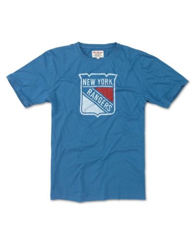 American Needle Men's Blue New York Rangers Brass Tacks T-Shirt